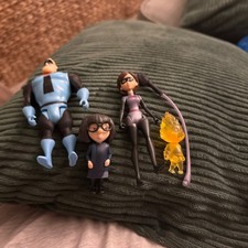 Bundle of Disney The Incredibles Figures Edna Jack Dash