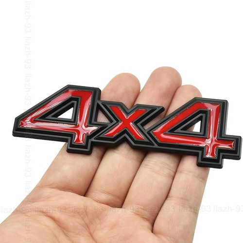 4x4 logo car emblem badge - 3d,