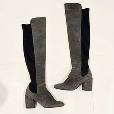 Stuart Weitzman 50/50 Boot Grey Suede