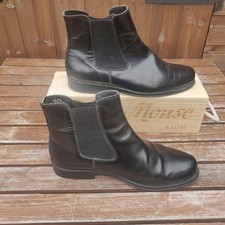 Clifford James Black Leather Chelsea Boots Size UK 9 Dealers, 