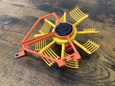 Matchbox Superkings Rotary Rake Flail Mower Die Cast Model 1:43 Farm Britains