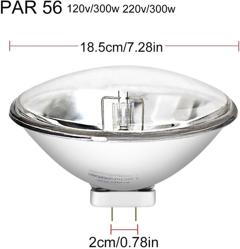 Par 300w bulb halogen stage - par,