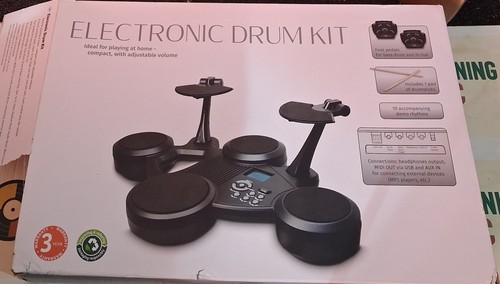 Electronic drum kit boxed - drum,