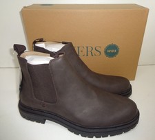 Mens Brown Boots Ankle WIDE