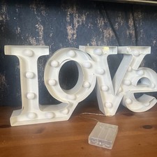 LOVE Light Up Sign LED Marquee Letters Home Decor
