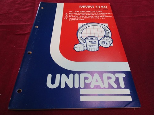 Unipart filter catalog oil - catalog,,