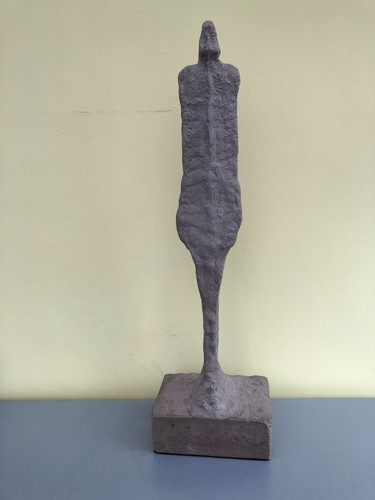 Signed plaster sculpture - signed,