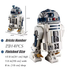 MOC Star Wars R2-D2 Robot Droid Building Set 2314PCS Building Blocks(No BOX)