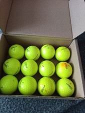 12 Yellow Titleist Pro V1 Pro V1x Golf Balls Mint Grade A Grade B