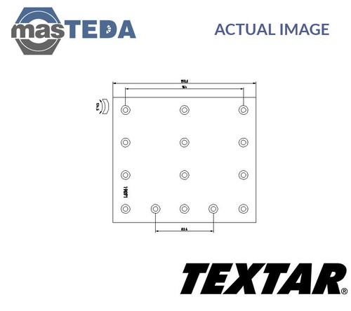 1907102 brake lining kit - 1907102,