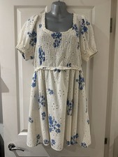 ZARA Women's Blue Floral