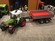 Bruder 1:16 Fendt 209s Tractor and Tipper Trailer.