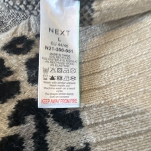 Next beige black leopard - next,