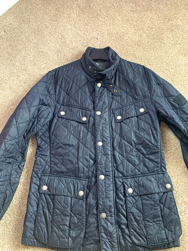 Barbour men navy ariel quilted - barbour,