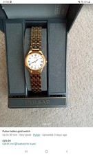 Watch, Pulsar,  gold plated