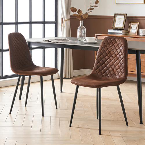 6pcs dining chairs - 2/4/6pcs, faux