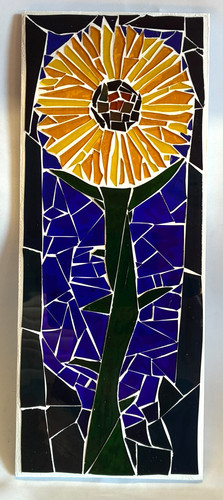 M037 glass mosaic wall art - m037,
