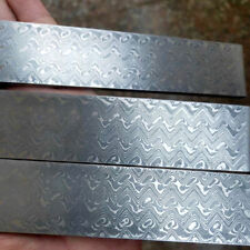 1PC Handmade Damascus Steel Billet | Wave| Metalworking | 15x2.5cm Wave