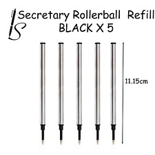 5 x COMPATIBLE ROLLERBALL PEN