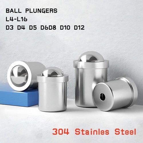 Ball plungers push fit - ball,