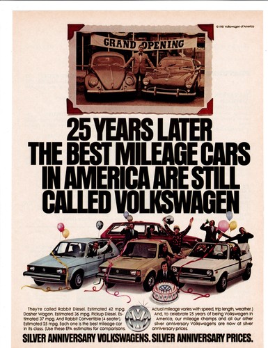 1981 volkswagen silver 25th - 1981,