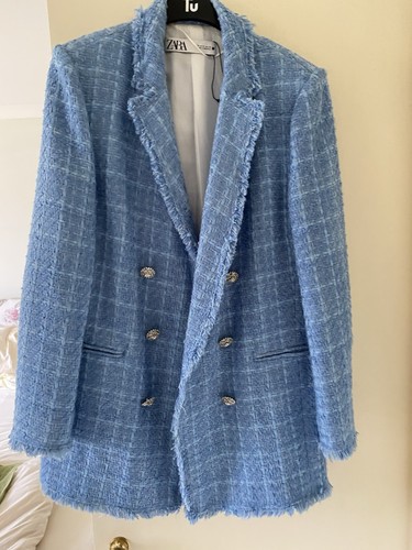 Zara ladies blue tweed - blue,