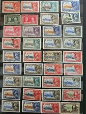 King George V Silver Jubilee 1935 Omnibus stamps