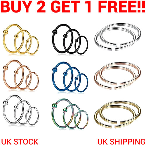 Nose ring hoop septum - nose,
