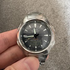 Casio Wave Ceptor WVA-430U Solar Atomic Analog Digital Watch Working
