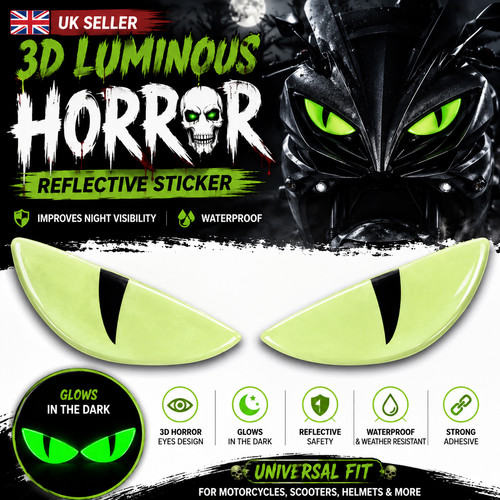 Luminous horror eyes - 3d,