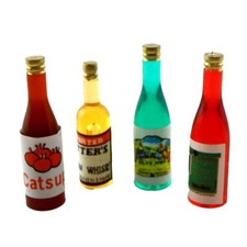 Dolls house mixed - dolls, alcohol