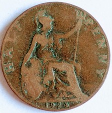 1924 George V Half Penny