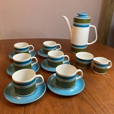 Vintage JG Meakin Elite Tea Set 15 Pieces Decorative Tableware Mid Century ,Prop