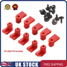 10 Sets X Screw in clips