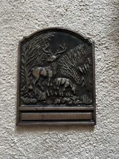 Antique Cast Iron Fire Back