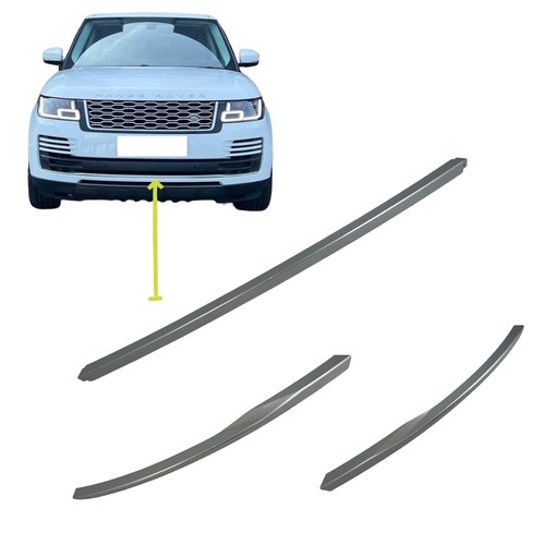 Front bumper trim silver - silver, 3