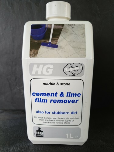 Cement lime film remover - film,