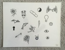 Tattoo Studio Shop Flash Angel