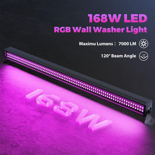 336 led rgb wall - wash, bar