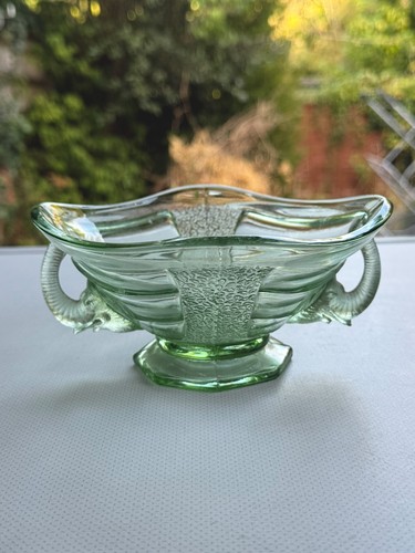 Vintage sowerby green glass - green,