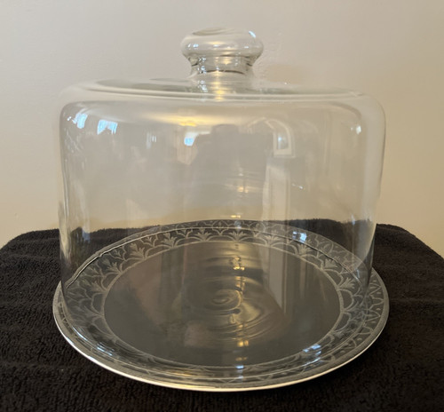 Vintage glass cake - vintage,