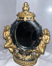 Vintage ornate cherub oval - vintage,