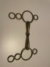 Used 5.5 Brass Dutch Gag Excellent Condition Horse Bit