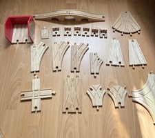 Wooden Railway Track Bridge