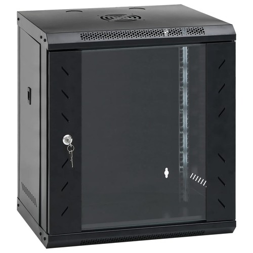 Vidaxl 12u wall mounted - wall,