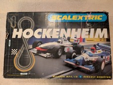 Scalextric Hockenheim Model Race Slot Car Set With Four Cars