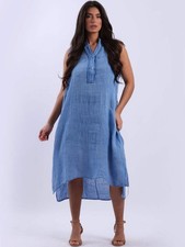 Women Sleeveless Laced Plain