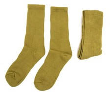 5 x Pairs US Army Khaki Mustard Socks NEW OLD STOCK OD Olive General Issue NEW