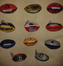 Vintage '97 NFL American Football Hacky Sack Team Logo Kick Ball Many teams 3.5"