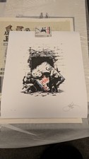 Geoff Gillette Art In Action Stealing Banksy x Jeff Gillette  Art Print Signed